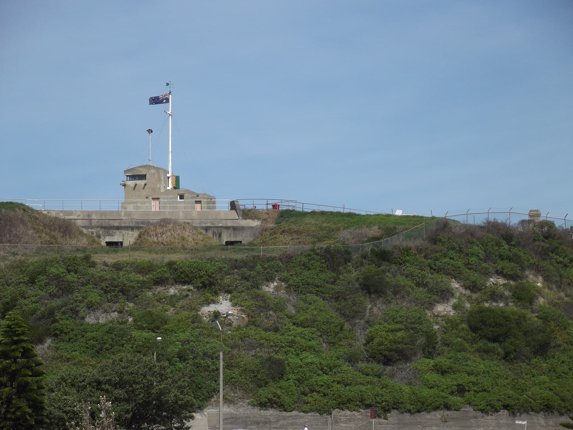 Fort Scratchley overlooking the Port of Newcastle