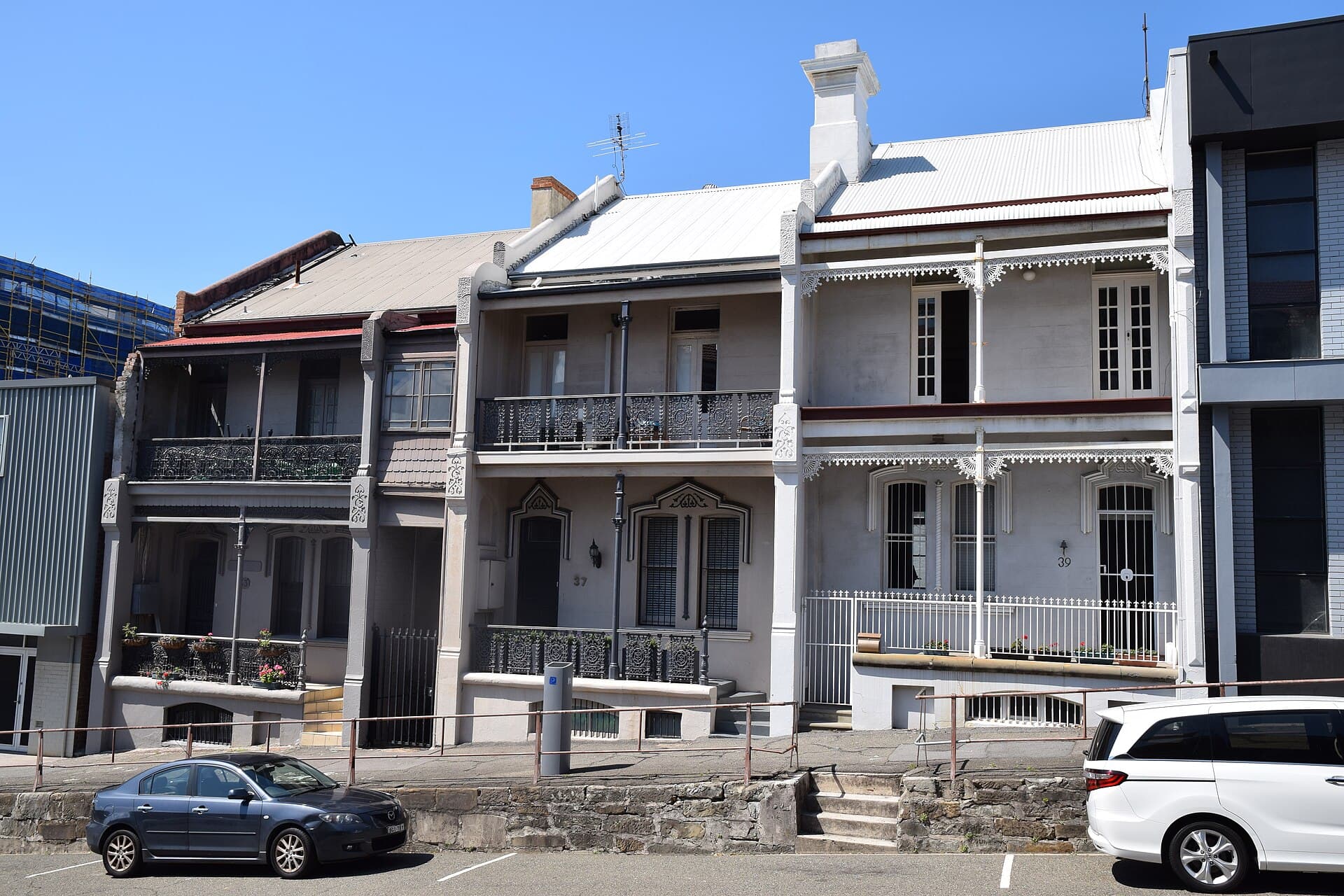 Victorian terraces in Civic, Newcastle, New South Wales
